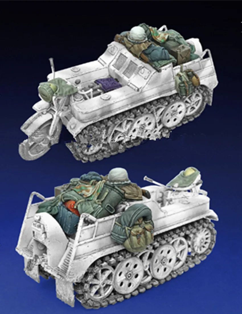 

1:35 Resin Figure Model Kit Unassambled Unpainted B159 (NO CAR)