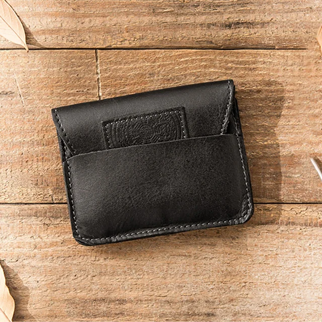 AETOO Vintage leather driver's license leather cover, male leather multi-functional personality card bag, handmade leatherwallet 2
