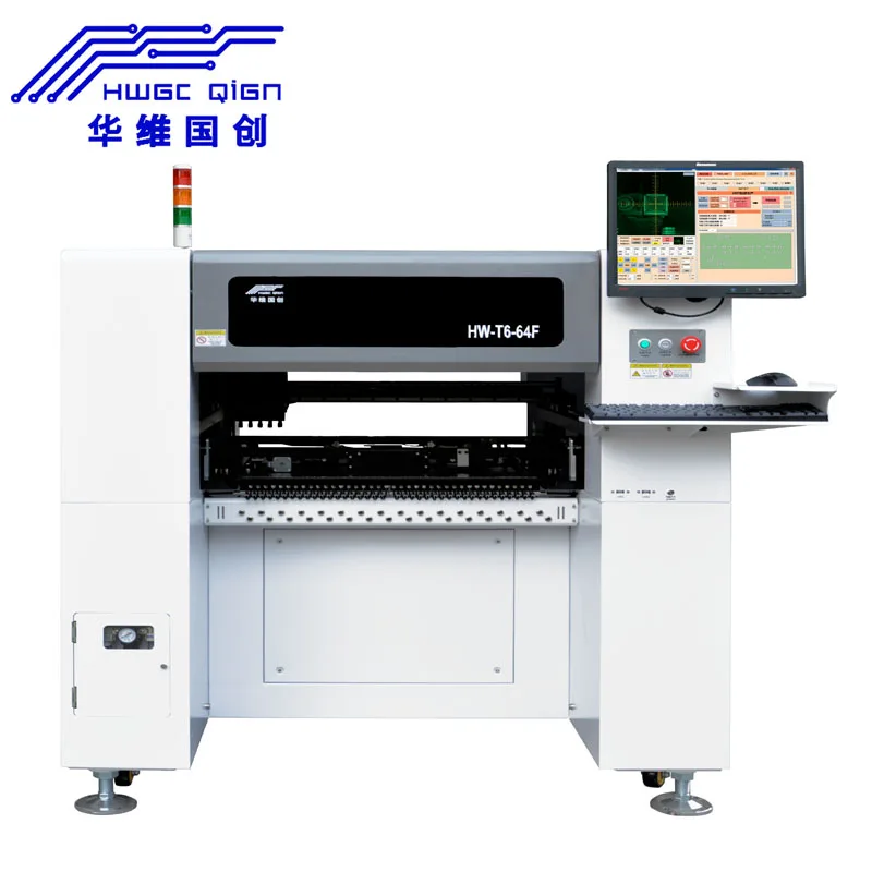Машина для выбора и размещения HWGC SMT HW-T6SG-64F 6 головок 64 ПИТАТЕЛЕЙ | Инструменты