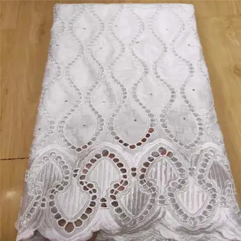 

African bazin riche fabric with brode Latest fashion embroidery bazin lace fabric with net lace 5 yards 3L051205