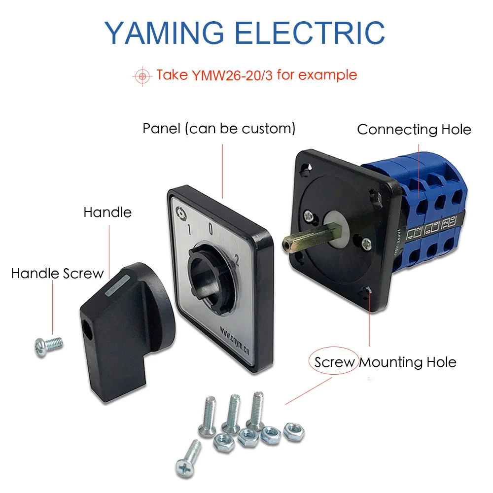 circuito de controle de comutação montado para