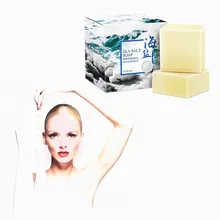 Чистая растительная формула морская соль очищающее мыло твердое очищающее средство для лица глубокое и эффективное очищающее средство для тела удаление пятен черные пятна