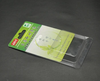 

Custom PET transparent blister plastic clamshell packaging Clear PVC Slip Blister Packaging with card insert ( BK-22)