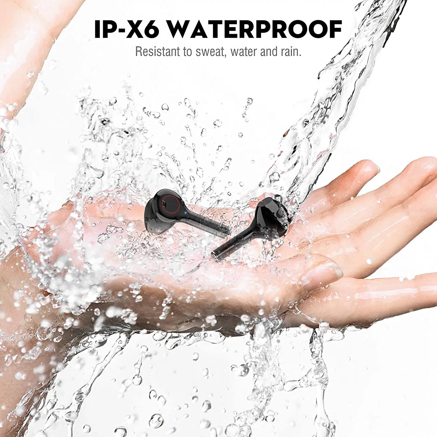 TWS Bluetooth 5 0 Earphones with Microphone Touch Control Wireless Headphone Headset Sports Waterproof Music Earbuds For Phone