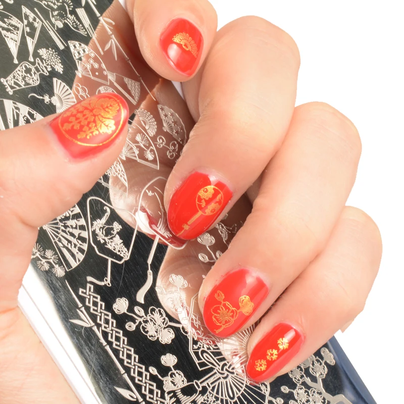 MiFanXi Rectangle Nail Stamping Plates Template Beautiful DesignPlateCute Animal Birdie Manicure Nail Art Stamp Image 5