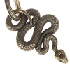 Brass Snake Key Ring Boa Key Chain Outdoor Small Accessories DIY White Snake Car Hanging Keychain ► Photo 3/6