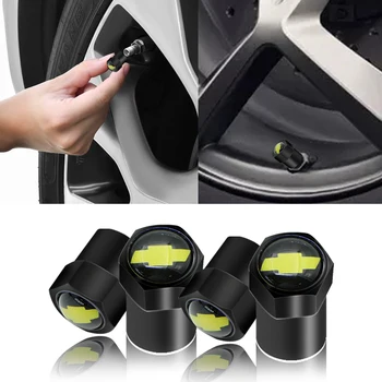 

4 pieces/set car wheel tire valves tire Air plugs holster For Chevrolets cruze captiva lacetti aveo niva trax onix accessories