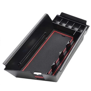 

Armrest Storage Box for BMW X1 2016-2019 Center Console Organizer Insert Cup Holder ABS Tray Pallet Container with USB Hole