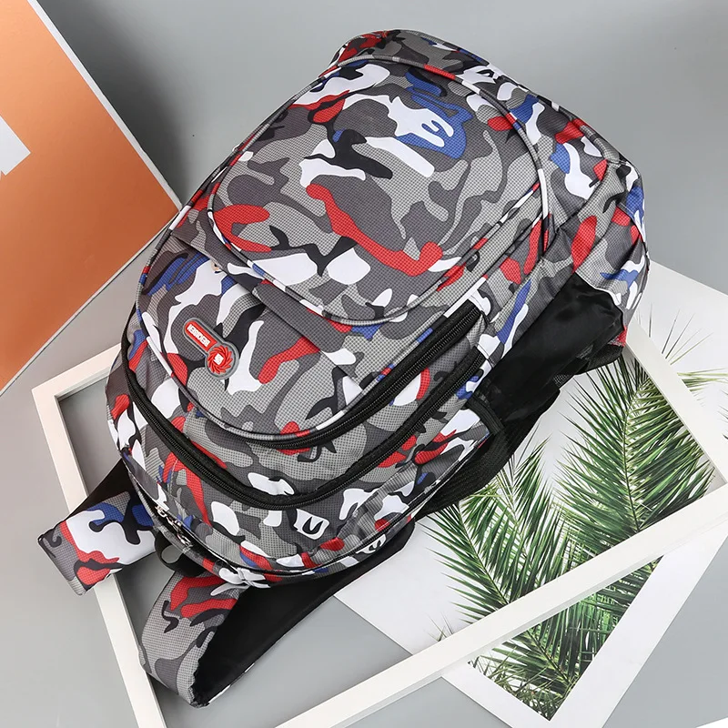 Camouflage Waterproof School Backpack Teenage Girls Boys Laptop Backpacks Students Notebook Schoolbag Collage Rucksack XA147M 3