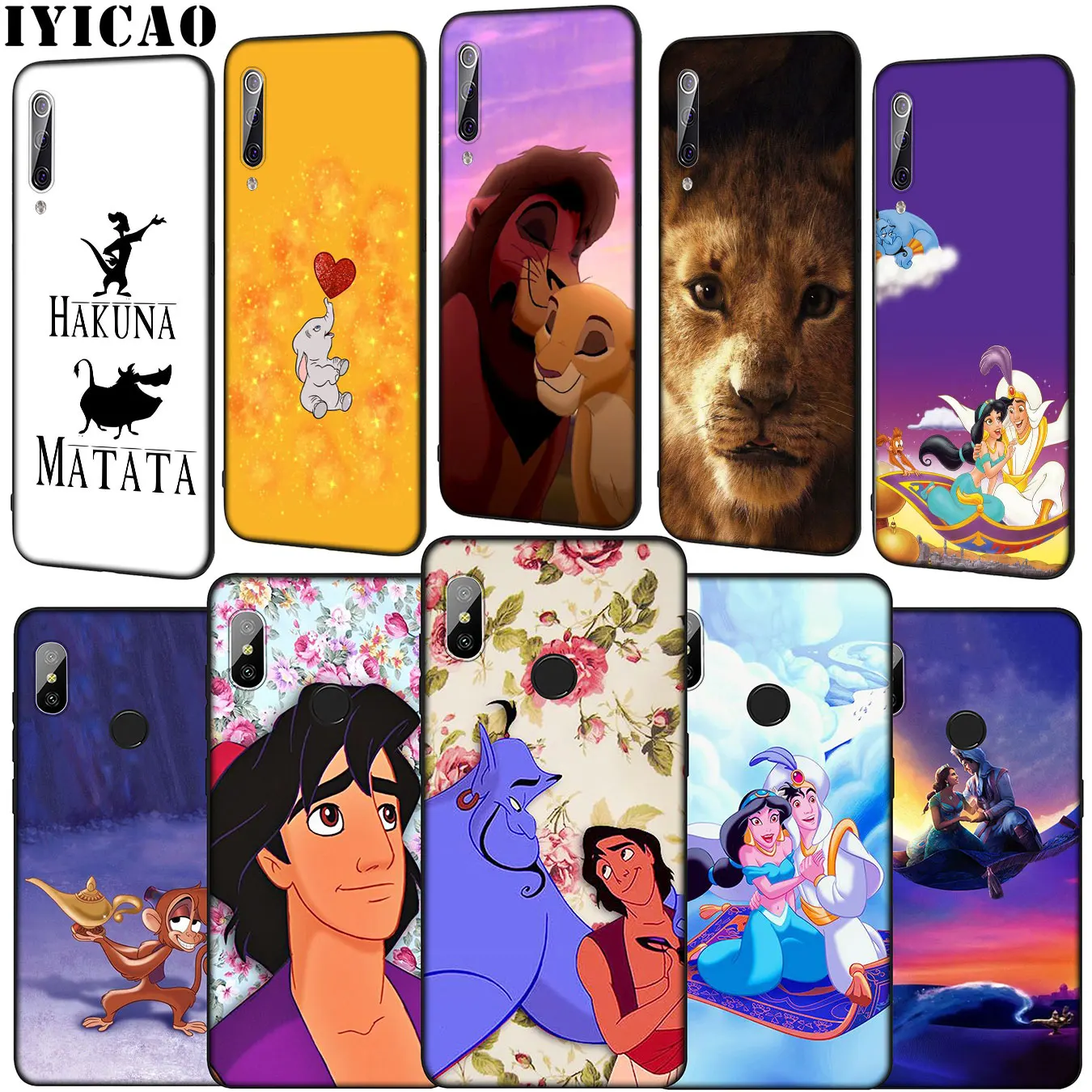 The lion king Aladdin Soft Phone Case for Xiaomi Mi 10 9 9T A3 Pro CC9 CC9E 8 SE A2 Lite A1 6 pocophone f1 Mi10 |
