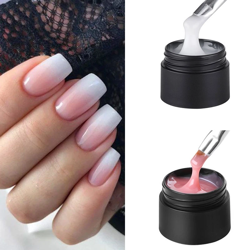 Mshare Baby Boomer Nail Gel Uv Builder 2pcs Ombre Nails Babyboomers Camouflage Quick Extension