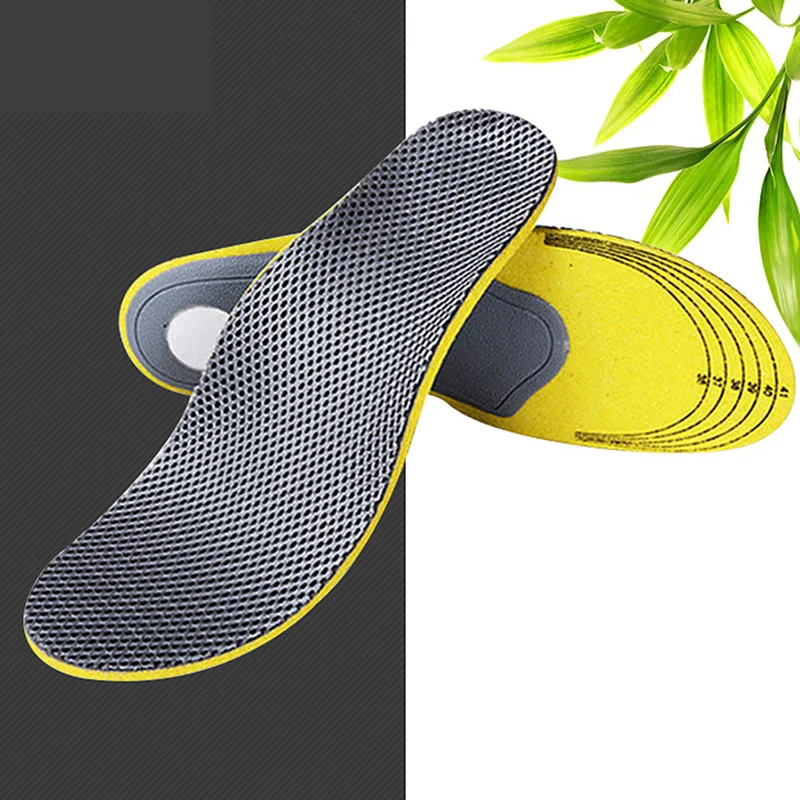 

USHINE EU35-46 can be cut breathable cushioning sports bamboo massage charcoal Arch correction sneakers insoles
