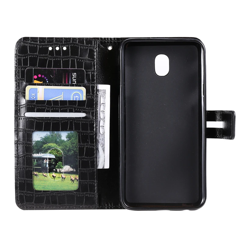 J3 2018 鳄鱼纹皮套 (35)