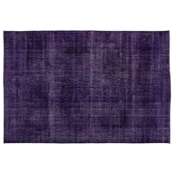

Handmade Purple Vintage Overdyed Turkish Area Rug 206x303 Cm-6'9''X9'11''