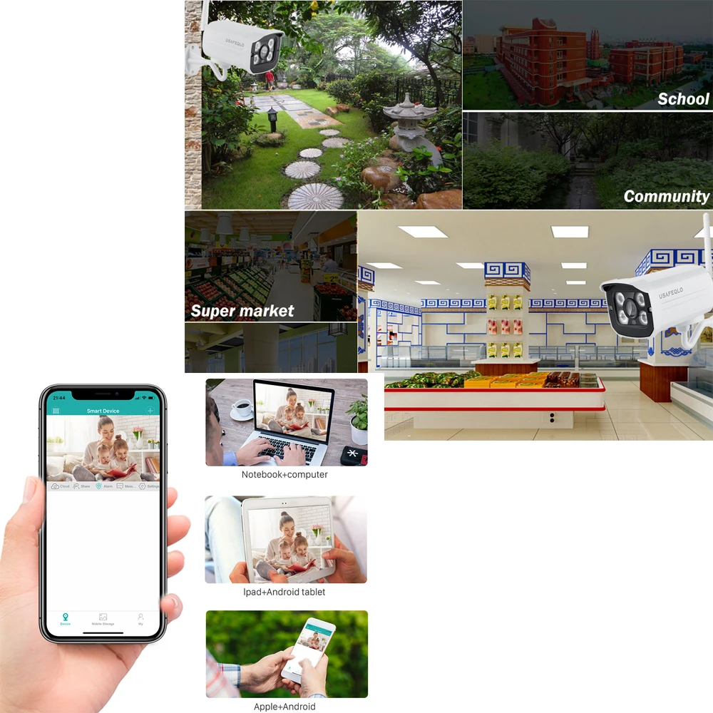 5MP Беспроводная ip-камера наружная водонепроницаемая IP66 1080P видеокамера с Wi-Fi аудио камера Запись IR 20M Wi-Fi пуля камера iCSEE