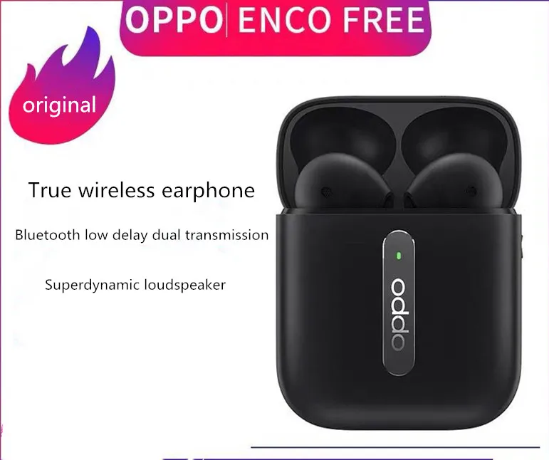 ETI02 contrôle de glissière ORIGINAL OPPO Enco gratuit tws écouteurs sans fil Bluetooth casque Reno ace 3 Pro 2z 2f 10x zoom tro