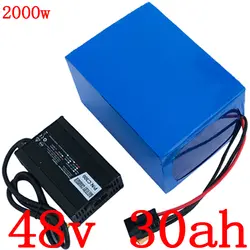 48V 1000W 1500W 2000W литиевая батарея 48V 30AH электрическая велосипедная батарея 48V литий-ионная батарея 48V 30ah аккумулятора электроскутера