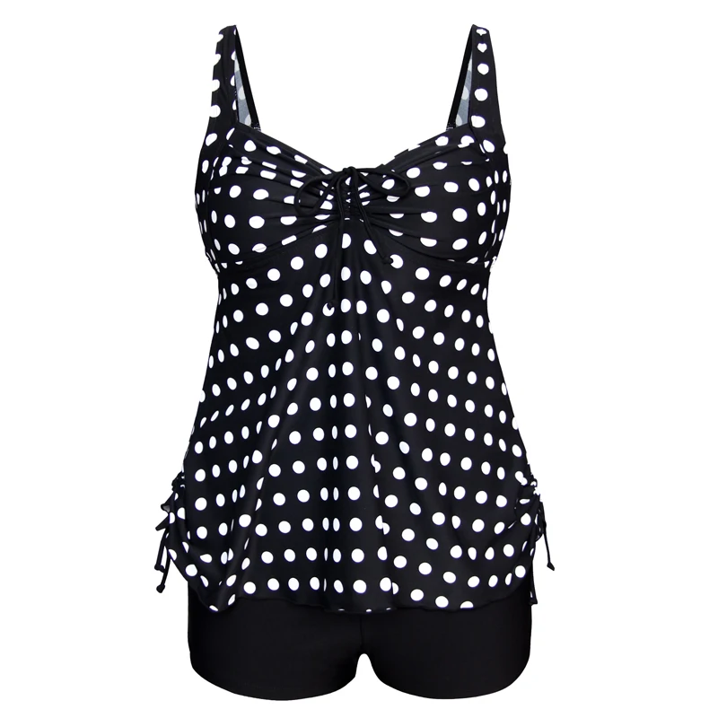 PERONA размера плюс Tankini женский купальный костюм сексуальный купальник из двух