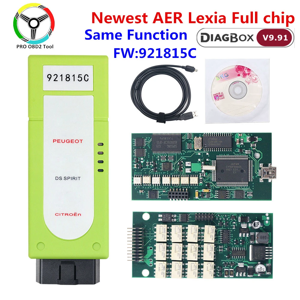 New Aer Lexia 3 Diagbox V7.83 921815C Firmware Full Chip Lexia3 Obd2 For Citroen For Peugeot Car Diagnostic Tool Lexia 3 V9.68|Code Readers & Scan Tools| - Aliexpress