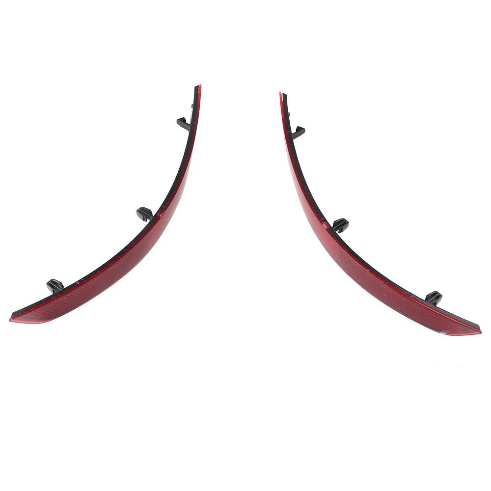 

For VW Sharan Alhambra 2011-2016 Pair Rear Bumper Lower Red Reflector Light Lamp Cover 7N0945105B 7N0945106B