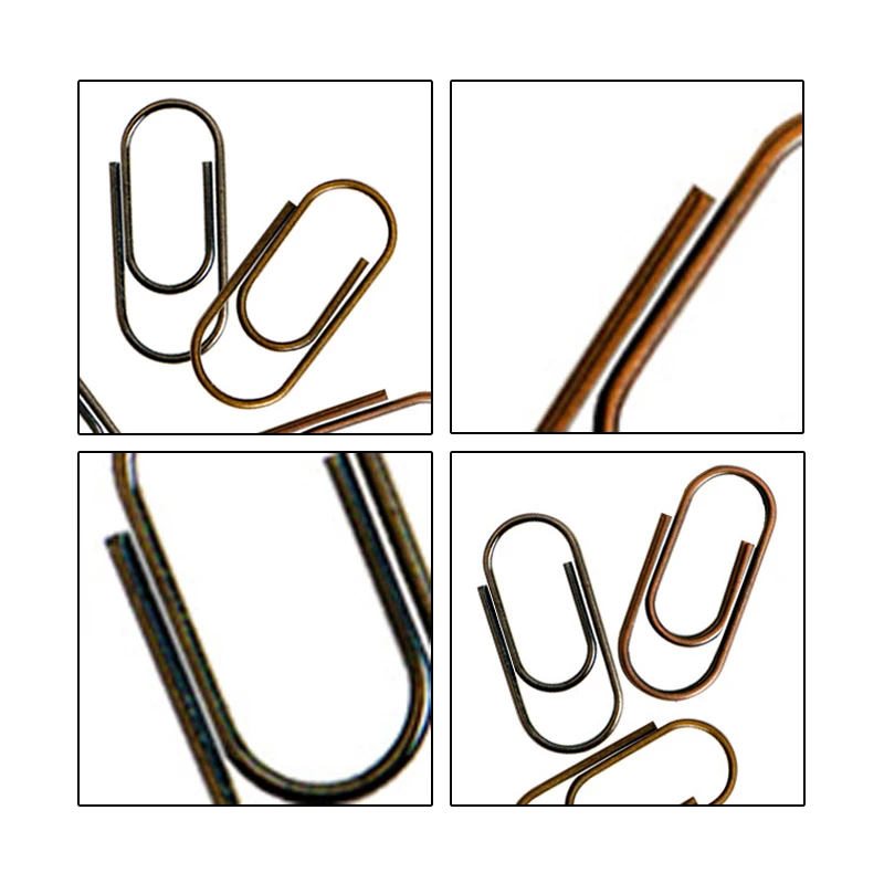 Paper Clips 200pcs/Set Of 16mm Metal Notes Classified Children'S Student Stationery School Office Supplies