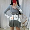 Sexy Dress Women's Irregular Hem Spring Summer Dress Women O-neck A Line Short Mini Cotton Dresses Two-piece set Cardigan 2022 ► Photo 2/6