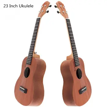 

Ukulele 23 Inch Concert Ukulele Sapele Wood 18 Fret Hawaii Four Strings Guitar Ukelele Musical Instrument