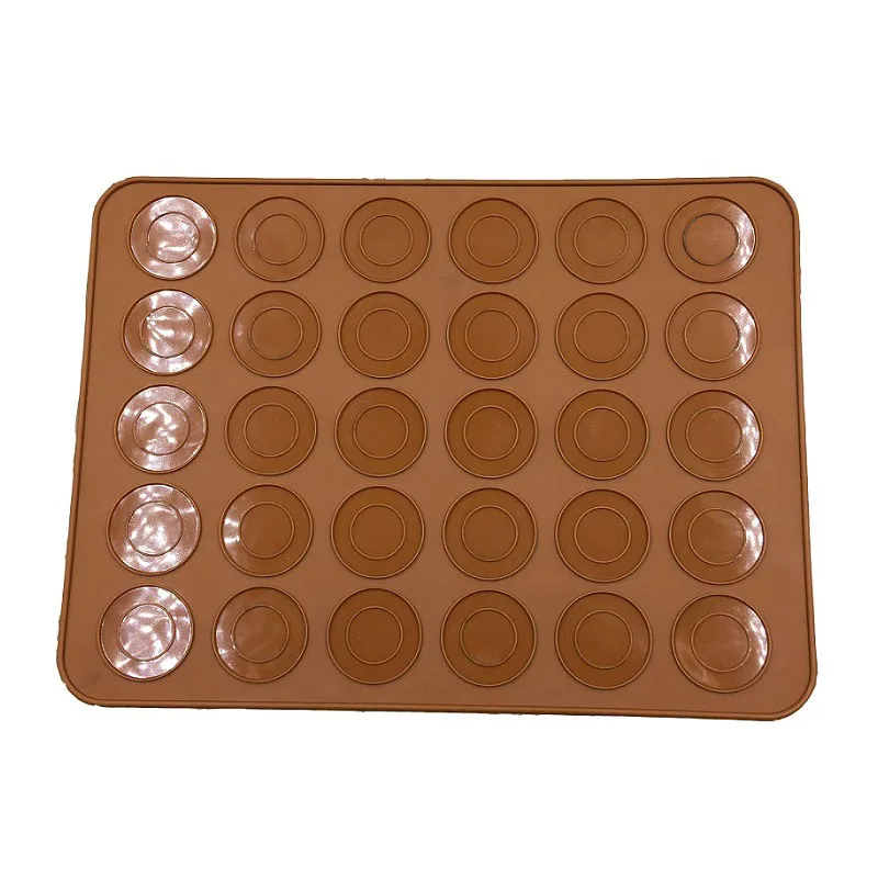 

DIY 30-Cavity Cake Pastry Oven Baking Mold Silicone Macaron Mat Baking Mats Sheet Bakeware Tools silicone baking mat