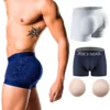 Men Fake Butt Lifter Shaper Boxers Hip Padded Seamless Shapewear Bodyshaper Underwear Breathable Mesh Sexy Lingerie Gay Cosplay 1