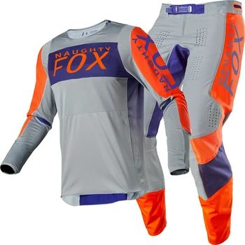 

2020 Racing Suit Naughty FOX 360 180 MX MTB Jersey And Pants Top Dirt Bike Downhill Jersey Set ATV Motorcycle Suit