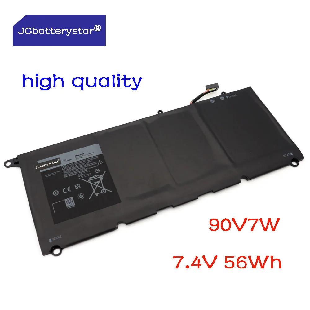 JCbatterystar New high quality Laptop battery for dell XPS 13 9343 9350 13D-9343 JHXPY 0N7T6 90V7W JD25G 7.6V 7.4V 56WH | Компьютеры и