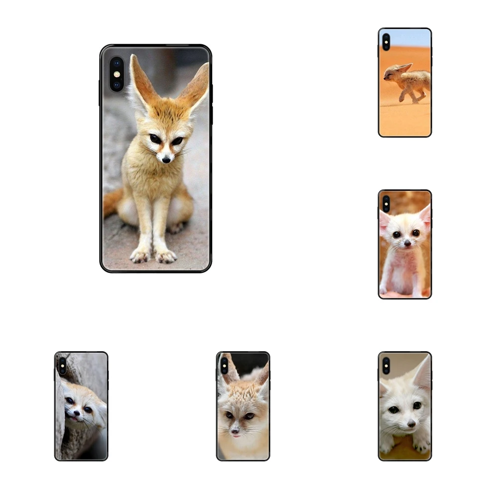For Galaxy S20 S10e S10 S9 S8 S7 S6 S5 edge Lite Plus Ultra Black Soft Multi Colors Fennec Fox First | Мобильные телефоны и