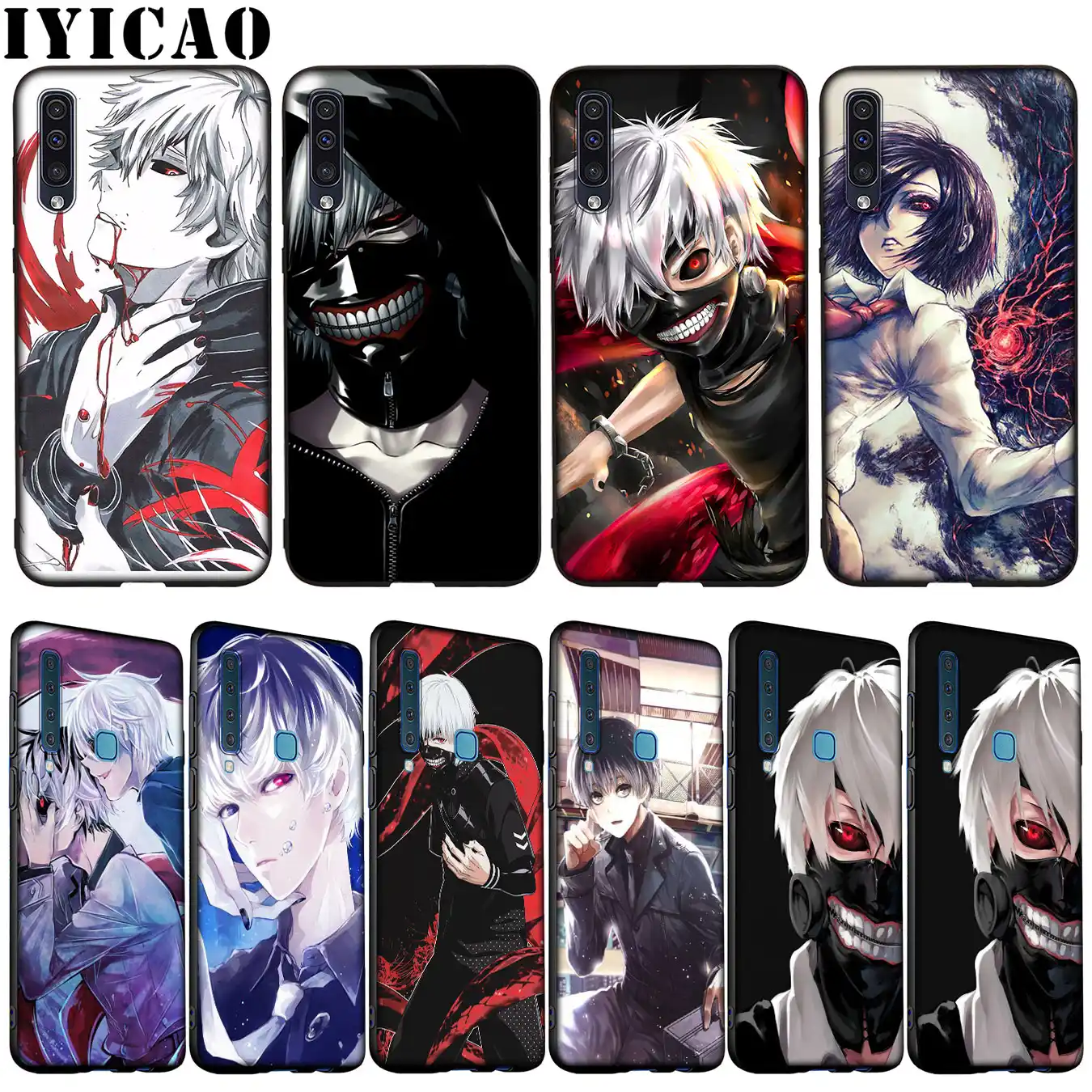Japanese Anime Tokyo Ghoul Kaneki Ken Sasaki Haise Soft Case For