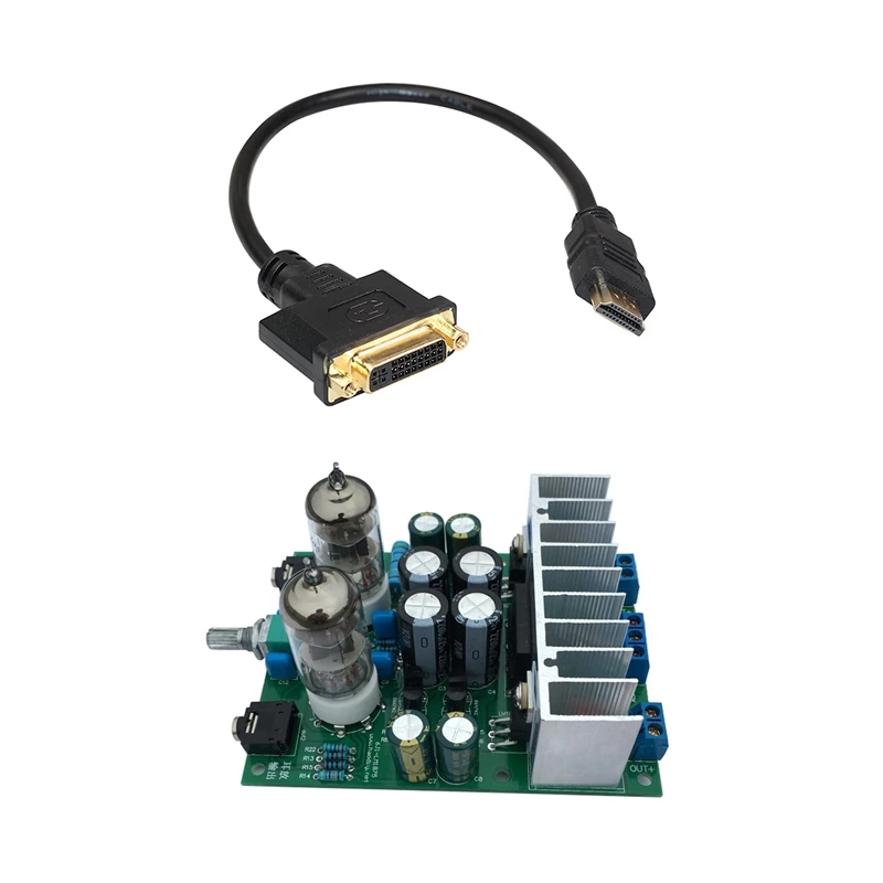 Кабель-переходник Hi-Fi 6J1 с ламповым усилителем 1 шт. 0 3 м HDMI/DVI DVI-D 24 + 5 | Электроника