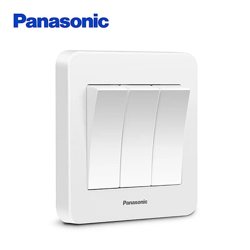 Panasonic Стандартный Переключатель кнопочный выключатель света 1 банда 2 банды 3 банды 1 способ 2 пути настенный выключатель домашний выключатель света
