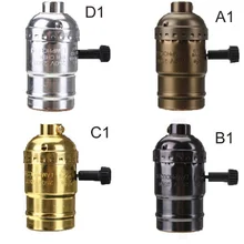 5 шт. Ретро барная люстра линия лампа база Эдисона свет светильник в розетку люстра лампы для машины держатель фитинги