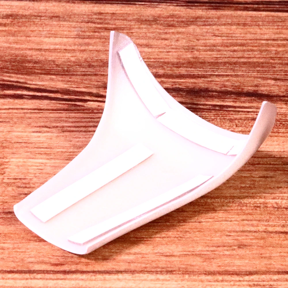 1PC Fit For Toyota Highlander Kluger 2015 2016 2017 2018 ABS Silver Gear Shift Knob Cover Center Consle Decorative Frame Trim  (7)