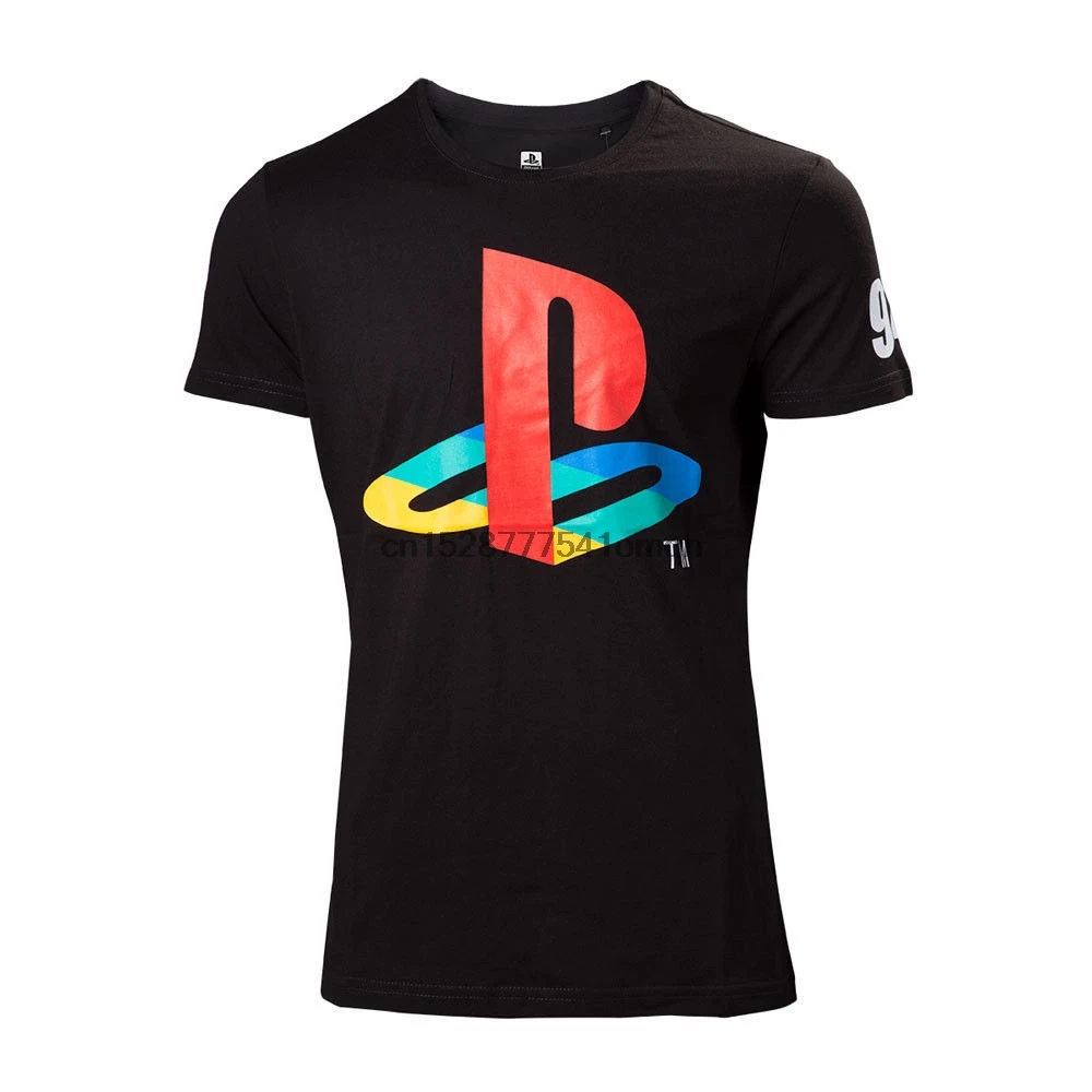 

Official SONY PlayStation T Shirt Logo Retro Game Gamer Gaming Gift Cool Casual pride t shirt men Unisex Fashion tshirt