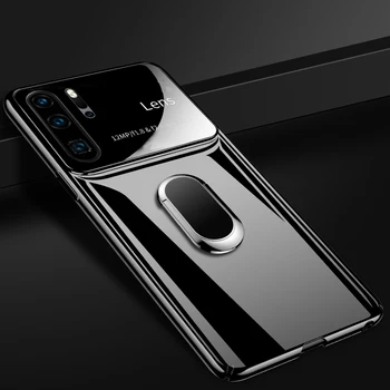 

For Huawei P30 Pro Case Luxury Hard PC With Stand Ring Magnet Slim Protect Back Cover Case for huawei p30 lite p30pro shell