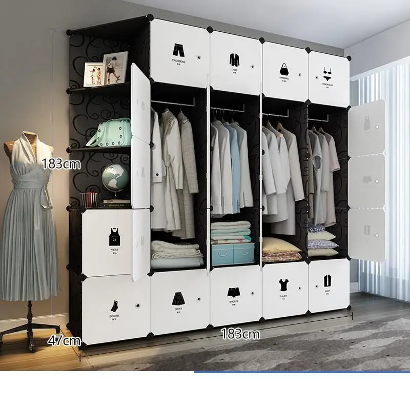 Per La Casa Placard Meuble Armoire Range Garderobe Closet Mueble De Dormitorio Guarda Roupa мебель для спальни шкаф - Цвет: Number 7