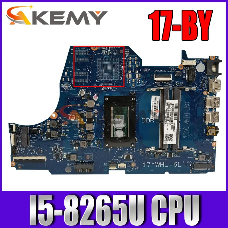 Материнская плата для ноутбука HP 17-BY L32627-001 6050A3022701-MB-A01-A1 с процессором I5-8265U