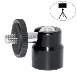 1/4 Inch Tripod Mount Camera Head Ball Adapter Cradle Ball Head with Live LED Light Flash Bracket Holder for DSLR DV Camera 1/4 Inch Tripod Mount Camera Head Ball Adapter Cradle Ball Head with Live LED Light Flash Bracket Holder for DSLR DV Camera