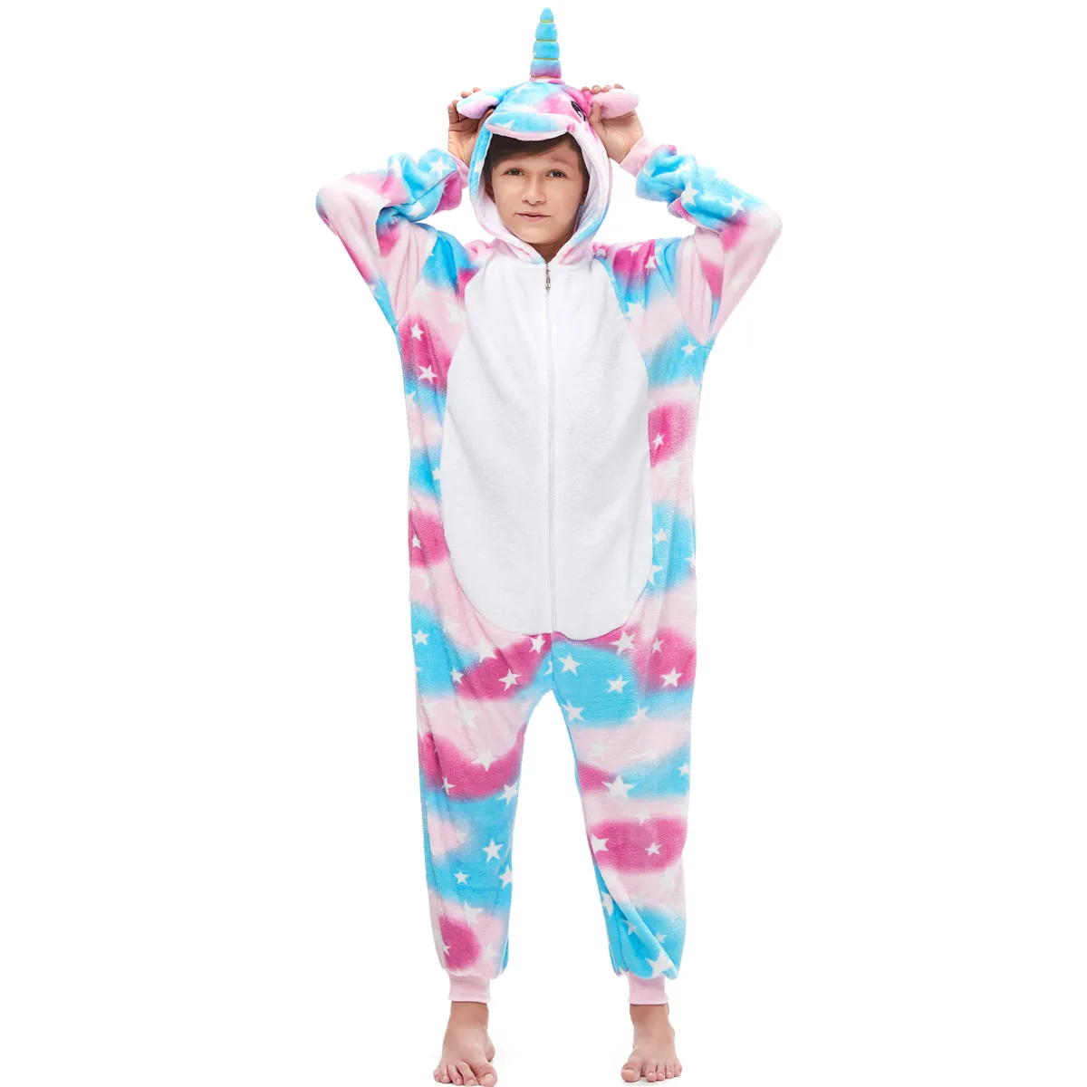 Grey Husky Children Pajamas Winter Sleepwear Onesies Boys Girls Pajama Set Cute Stitch Cartoon Animal Kids Pyjama Flannel Pijama best nightgowns Sleepwear & Robes