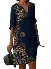 Befree – robe ample Vintage à volants, grande taille, imprimée, Sexy, style Boho, robes de soirée élégantes, collection printemps été 2021 