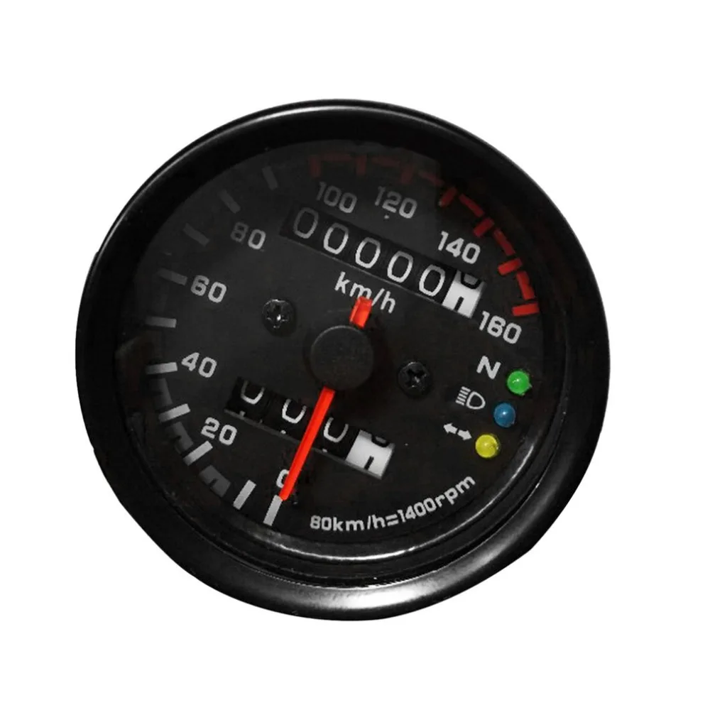 Универсальный мотоциклетный измеритель скорости одометр двойной измеритель скорости с ЖК-индикатором винтажный аксессуар для модификации