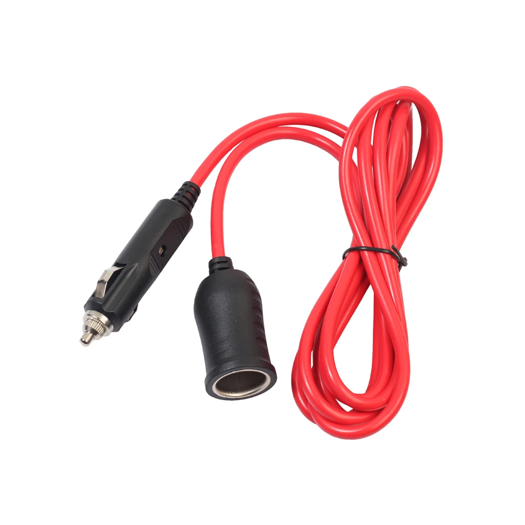 

Cigarette Lighter Socket Charging Extension Cable 12V/24V Car Cigarette Lighter Plug Car Accessory 2.5m Extended Cord