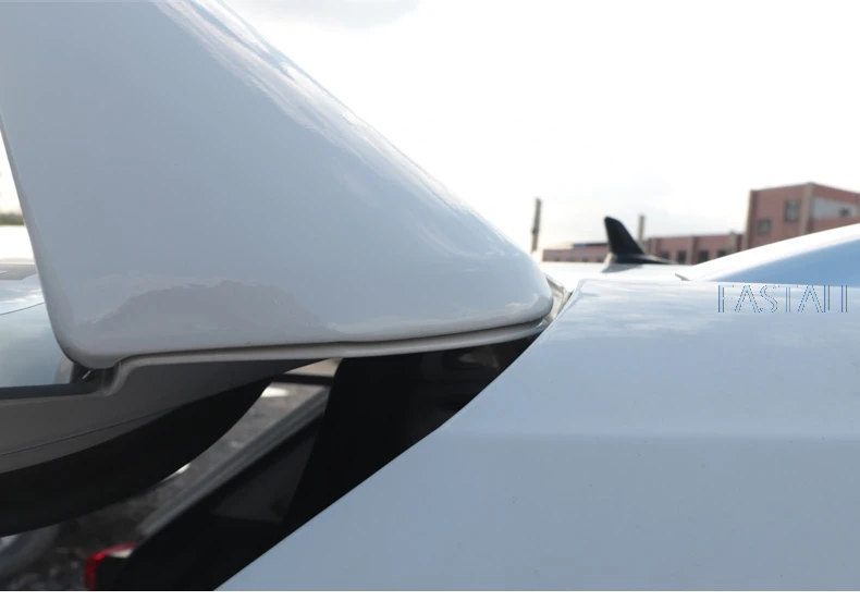 Для Tiguan второго поколения- задняя крыша губы окно наклейка на крыло автомобиля спойлер на крышу декоративные аксессуары для стайлинга автомобилей