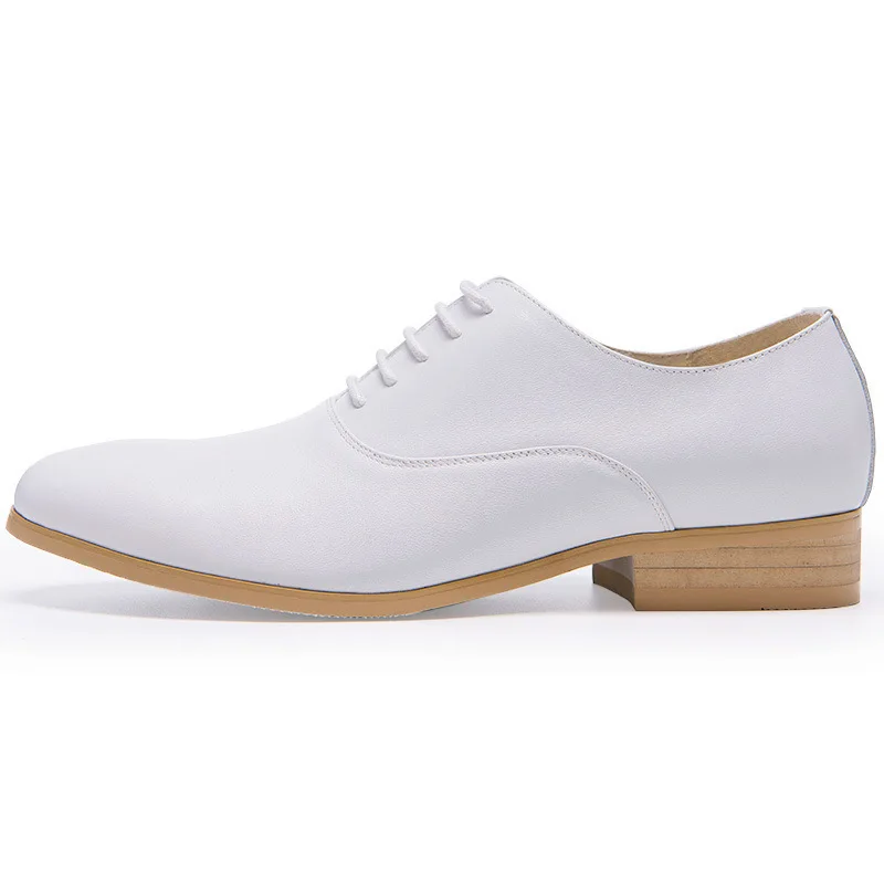 ^*Best Offers 2019 Mannen Echt Lederen Witte Schoenen Ronde Neus Ademend Business Casual Jurk Schoenen Mannelijke Koreaanse Mode Schoeisel Hoge Kwaliteit ^*Best Offers 2019 Mannen Echt Lederen Witte Schoenen Ronde Neus Ademend Business Casual Jurk Schoenen Mannelijke Koreaanse Mode Schoeisel Hoge Kwaliteit