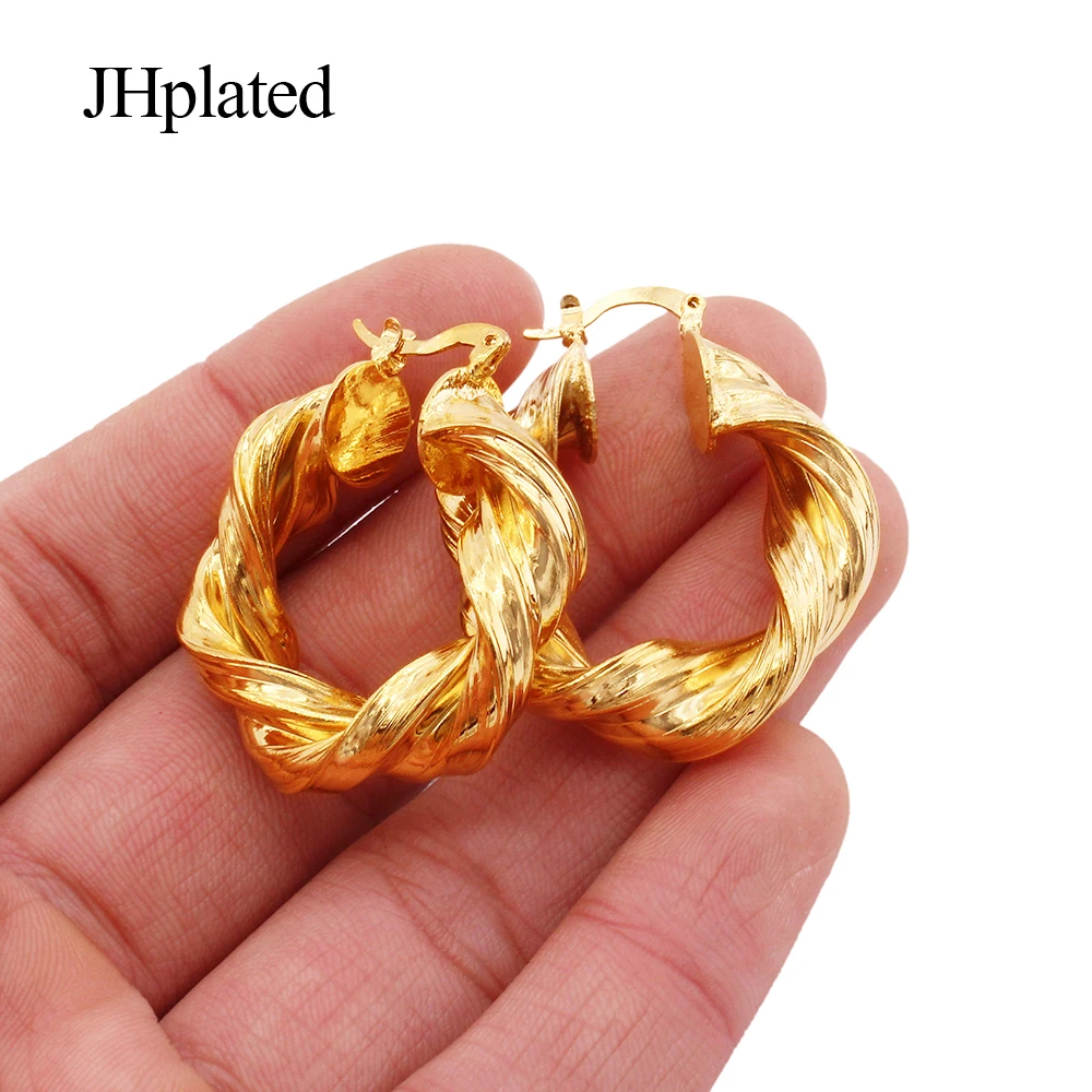 

earings hoops pircing African gold color round small Hoop earrings Ethiopia Jewelry for women Wife wedding party Girls gifts