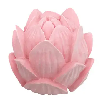 

Silicone Mold DIY Baking Tool 3D Stereo Lotus Gel Mold Fondant Cake Decoration Handmade Soap Candle Mold Aromatherapy Candle